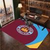 Tappeto in Velluto di Cristallo con Stampa del West Ham United Football, Comodo Assorbente d'Acqua Antiscivolo Tappeto per Pavimenti Interni