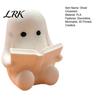 Mobile Phone Ghost Statue 3D Printed Halloween Figurine, Cute Spooky Resin Statue, Funny Desktop Tray PLA Ornament Decor, Tabletop Centerpiece