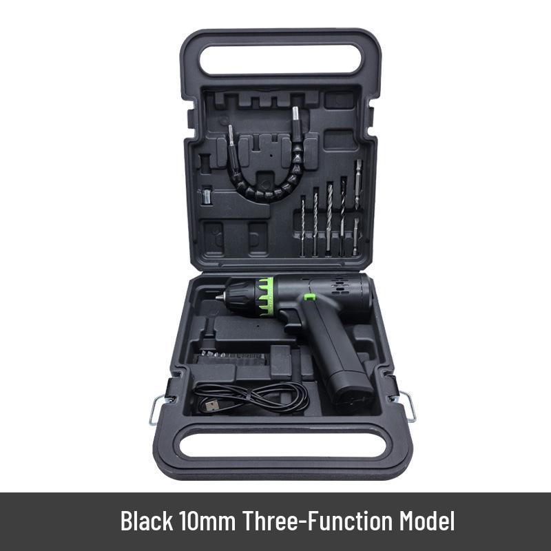 Compact USB-Rechargeable 12V Pocket Drill & Multifunctional Electric Screwdriver