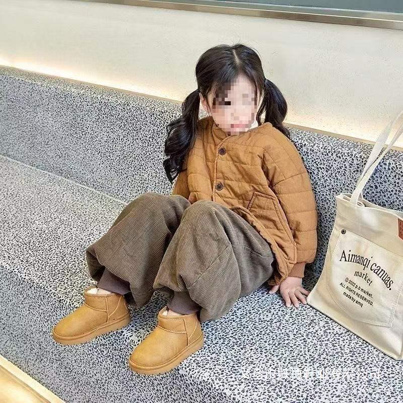 Children’s Waterproof Winter Boots – Velvet-Lined, Thick Cotton for Boys & Girls