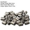 30pcs Threaded Inserts Inner M6X1.0 Outer M8X1.25 Length 10MM Male Female Nut
