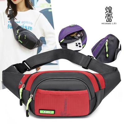 Bolsa de Cintura Esportiva Masculina para Corrida, Fitness ao Ar Livre, Esportes, Ajustada, Antifurto, Porta Celular, Viagem, Ciclismo, Peitoral, Transversal, Bolsa de Caixa