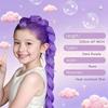 Kpop Demon Hunters Kids Girl Role-Playing Wig Rumi Purple Long Hair Party Role-Playing Prop  Cosplay