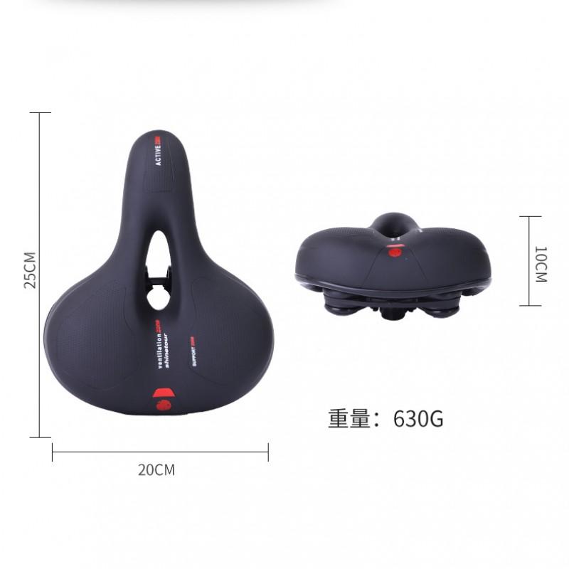 Comfortable Mountain Bike Saddle With High-Density PU Foam Cushion Cycling Black Red Blue One Size