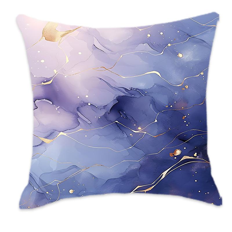 New Dreamy Gold, Pink, Blue and Purple Gradient Color Pillow Back Home Bedroom Bedside Sofa Cushion