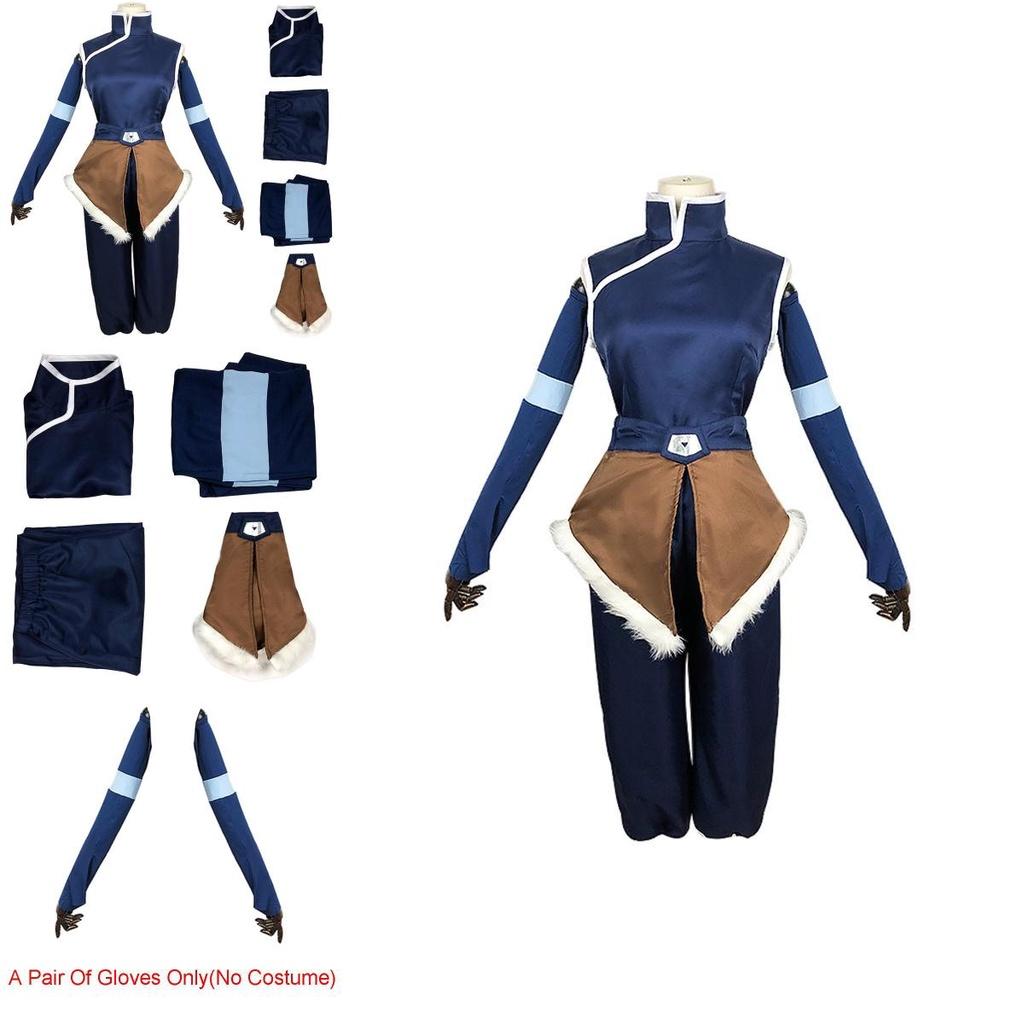 Stylish Avatar The Legend Of Korra Costume Suit Ideal For Cosplay Events