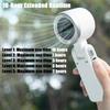 1Pc Portable Handheld Turbo Fan,Hand Folding High-Speed Turbine Fan