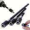 1/3pcs Magnetic Drill Bit Extension Set, Quick Release Universal Impact Driver Bit Holder, Durable Electric Tool