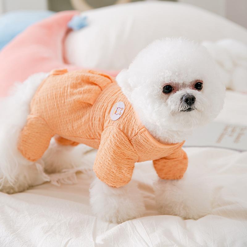 Spring and Summer Mosquito-proof Dog Loungewear Mosquito-proof Clothing Medium and Small Dog Bag Belly Clothes Cat Pet Four-legged Clothing