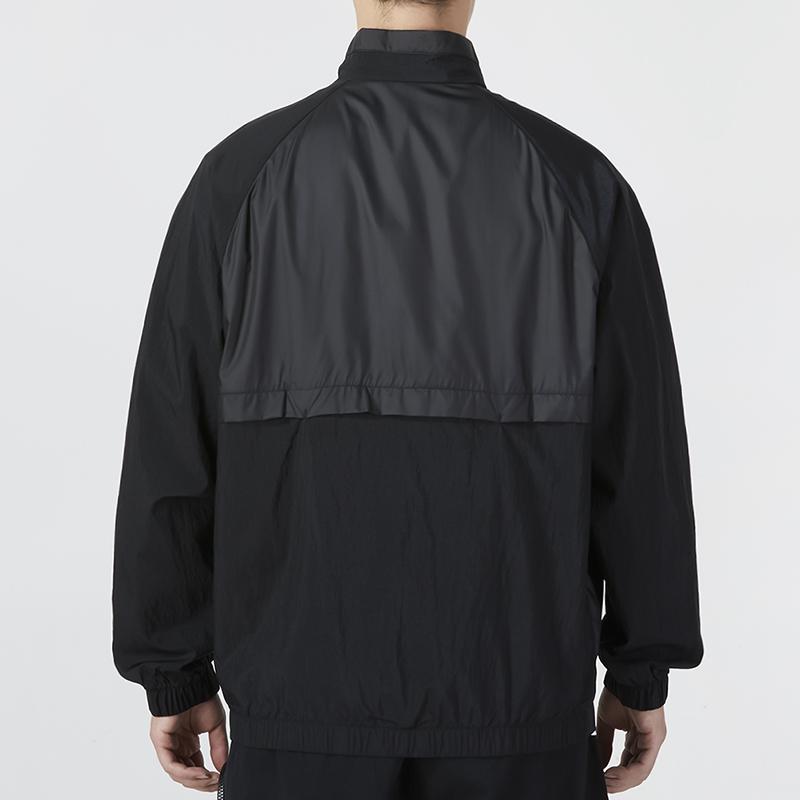 Adidas Uv Wb 3 Sports Casual Logo Stand Collar Patchwork Jacket Men Jackets Black HN4751