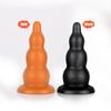 S/M/L/XL Tower Anal Plug Liquid Silicone Huge Butt Plug With Suction Cup Big Fisting Anal Dilation Prostate Massage Anal Sex Toy