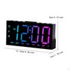 LED Digital Alarm Clock with Large Numbers Stylish Versatile Utility Housewarming Gift Week Display