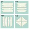 For Geely EX2 Door Edge Guard Handle Protection Sticker Door Bowl Sticker and Door Foot Sticker Silicone Anti-collision Pads Set
