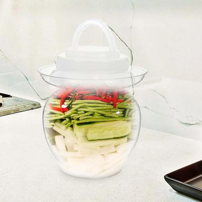 Kimchi Jar Fermenting Durable Fermentation Crock with Lid Convenient To Observe Traditional