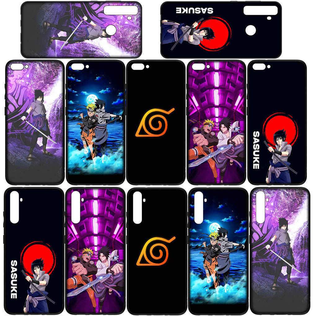 Phone Case for Samsung Galaxy S25 S24 S23 iPhone 16 15 Xiaomi Redmi Note 14 13 12 16E 11 Pro Max XR OPPO Moto Huawei Comics Naruto Uchiha Sasuke Cover
