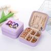 Kpop Demon Hunters Travel Portable Jewelry Storage Box Organizer Jewelry Case Earrings Necklace Ring Jewelry Boxes Birthday Gift