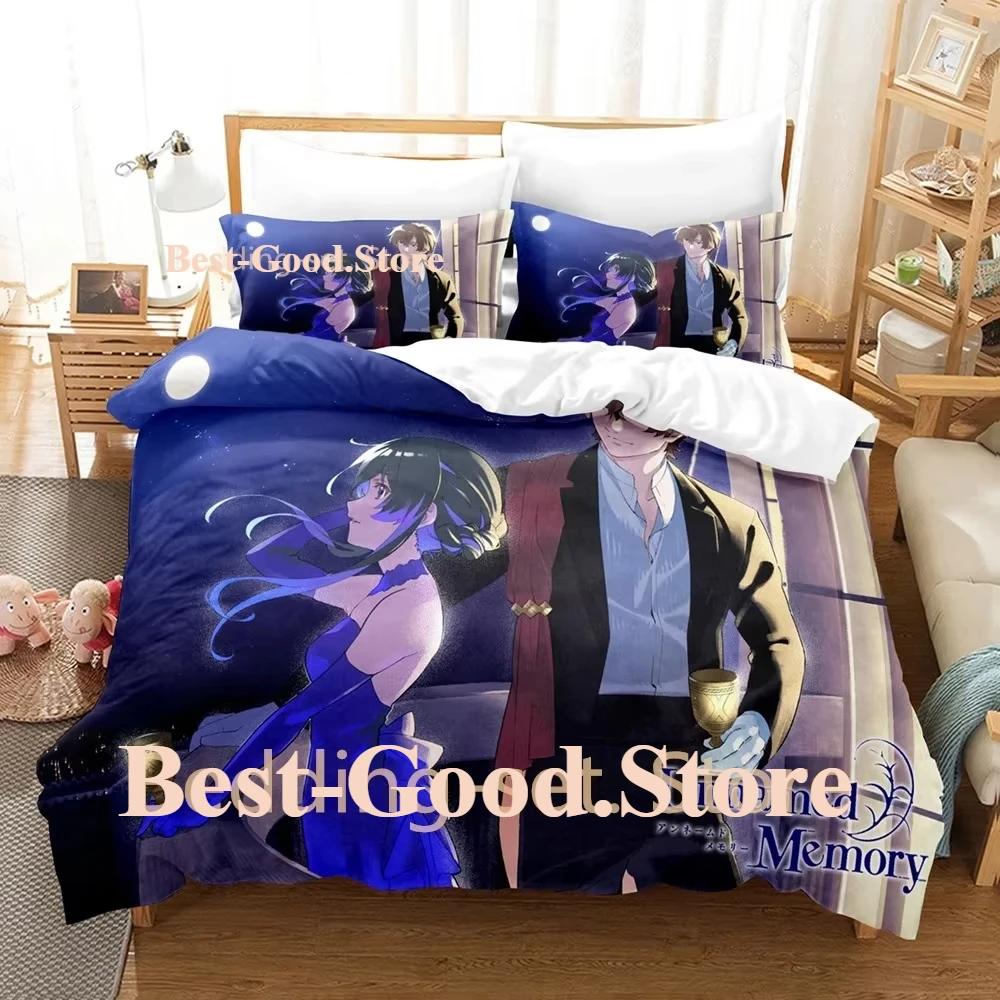 Unnamed Memory Bedding Set Single Twin Full Queen King Size Bed Set Adult Kid Bedroom Duvetcover Sets 3D Anime Bed Sheet Set