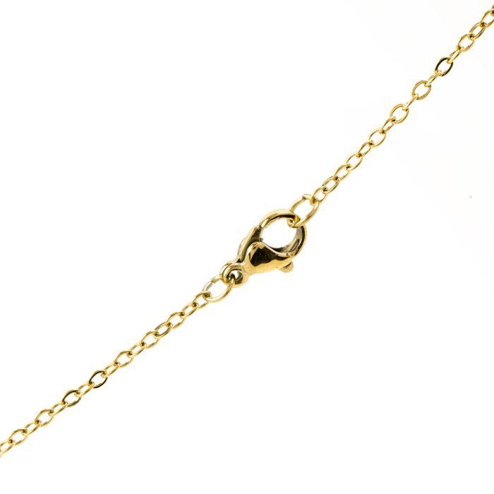 Collier Luxenter avec zircon multicolore finition or 18K - Irend