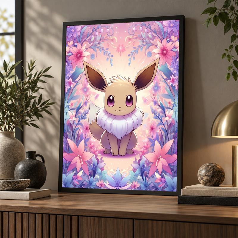 5D Diamond Painting Eevee DIY Full Drill Diamond Art Kit Home Decoration