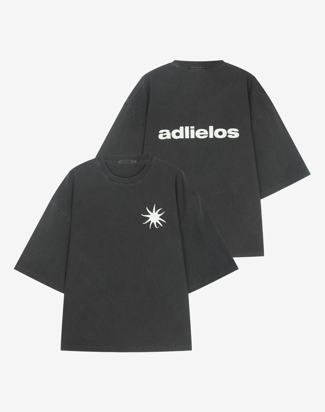 Adrielos Blast Pigment Half T-Shirt [Pigment Charcoal] L