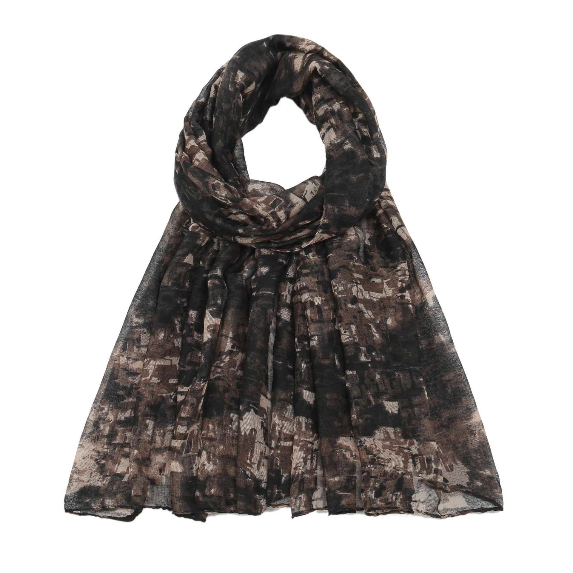 

Шарф из хлопковой вуали смешанного цвета, шаль, шарфы, пляжная одежда, накидка 85*180cm