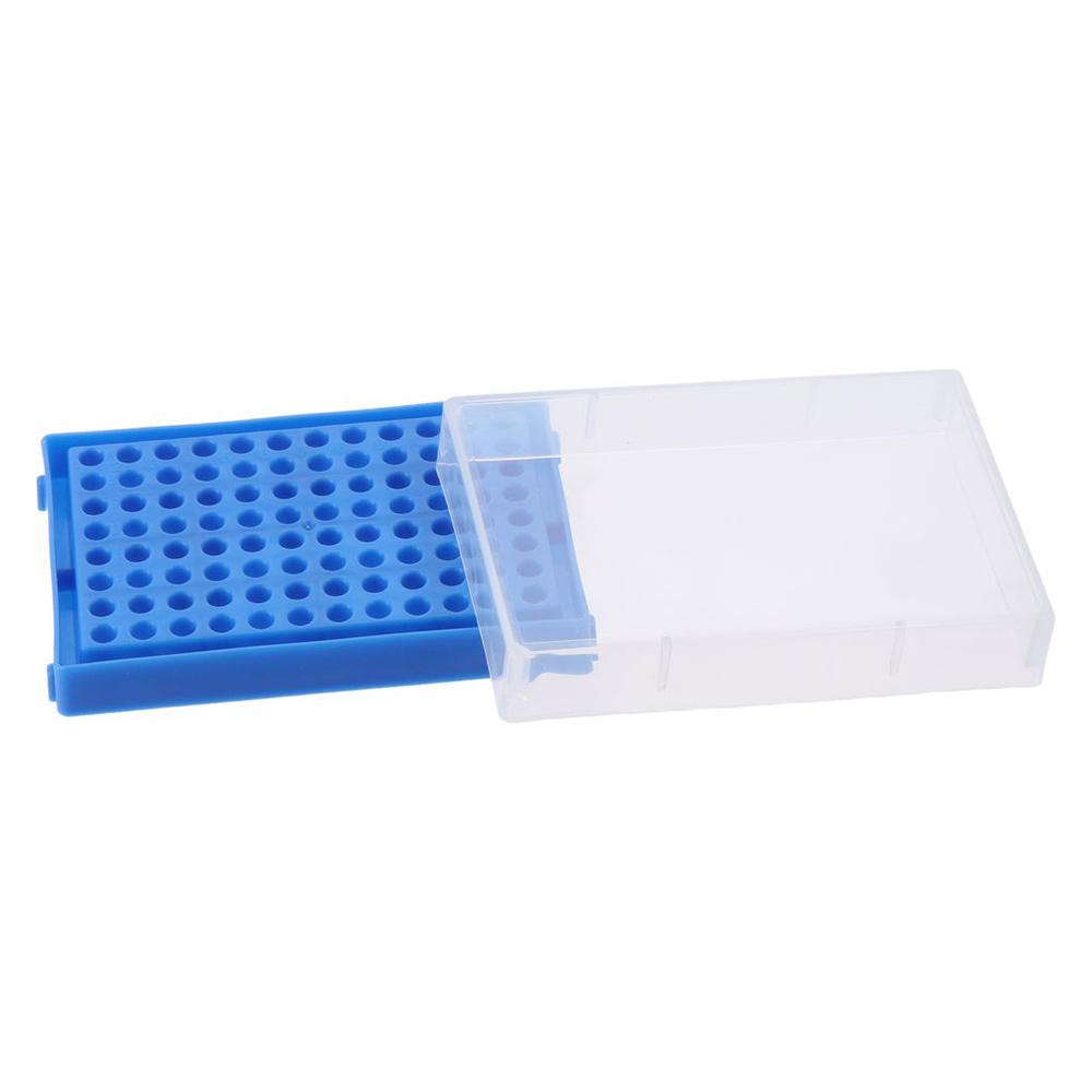 

2pcs PP Microcentrifuge Tubes Rack 96 Holes PCR Plate Strips PCR Tube Rack Tubes