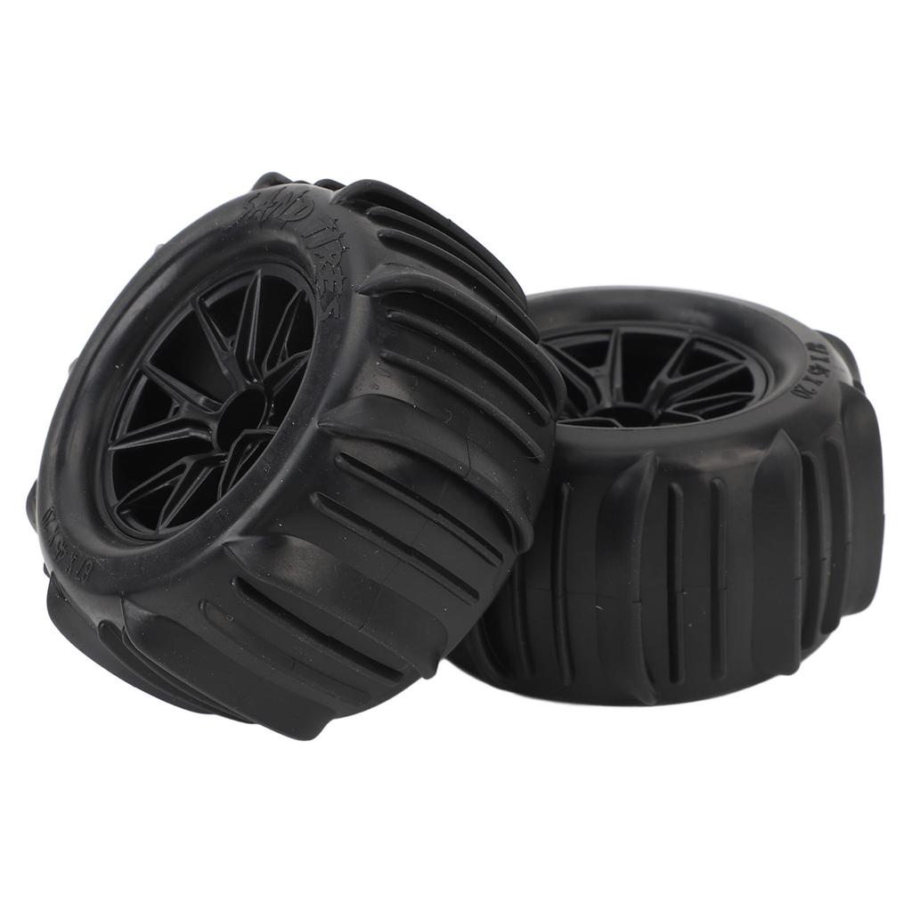 4PCS RC Wheel Tires 12mm Hex Hub 85mm Diameter Rubber Tire Replacement for 16A01 16A02 16A03 16A04 16A08 1/16 RC Car