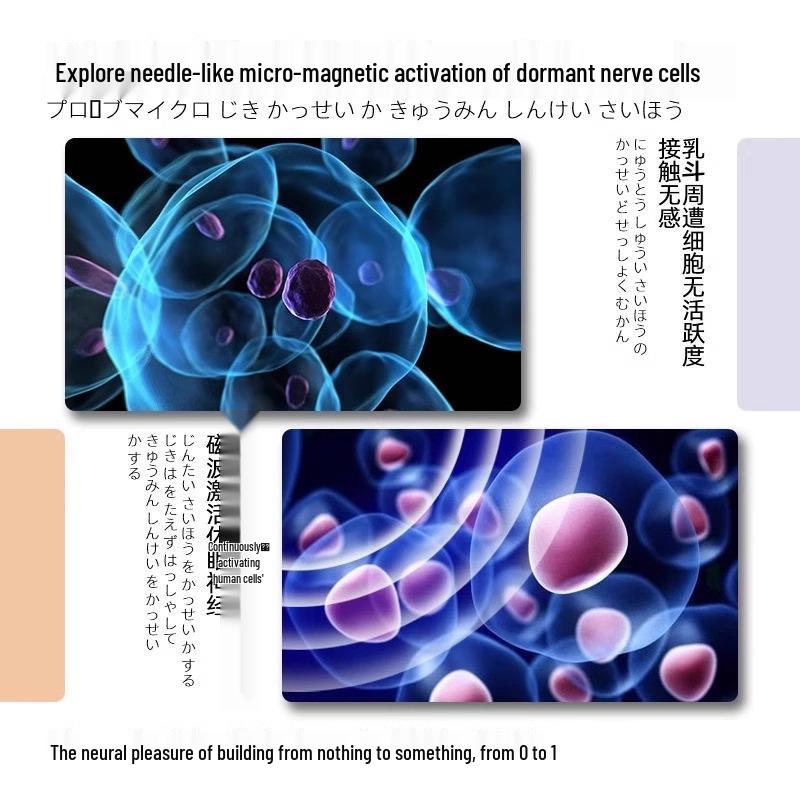 Nipple Massager and Desensitizer for Men and Women - Ideal for Climax Training, Sensory Play, and Discreet Wear.