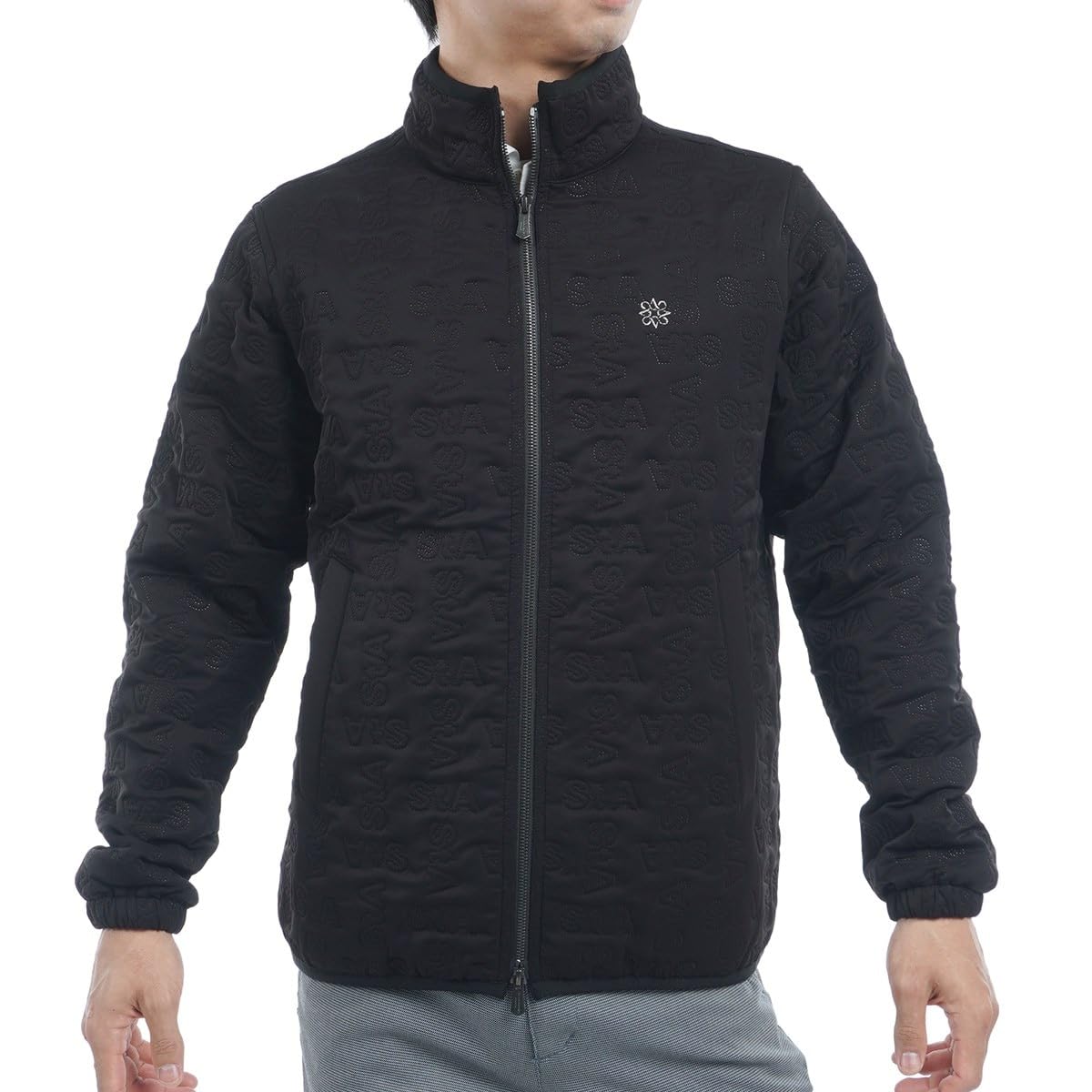 

filled full zip blouson suitable for Golf outerwear M [St. Andrews] Men s (water repellent, windproof, setup) / / 042-4220153 010_Black