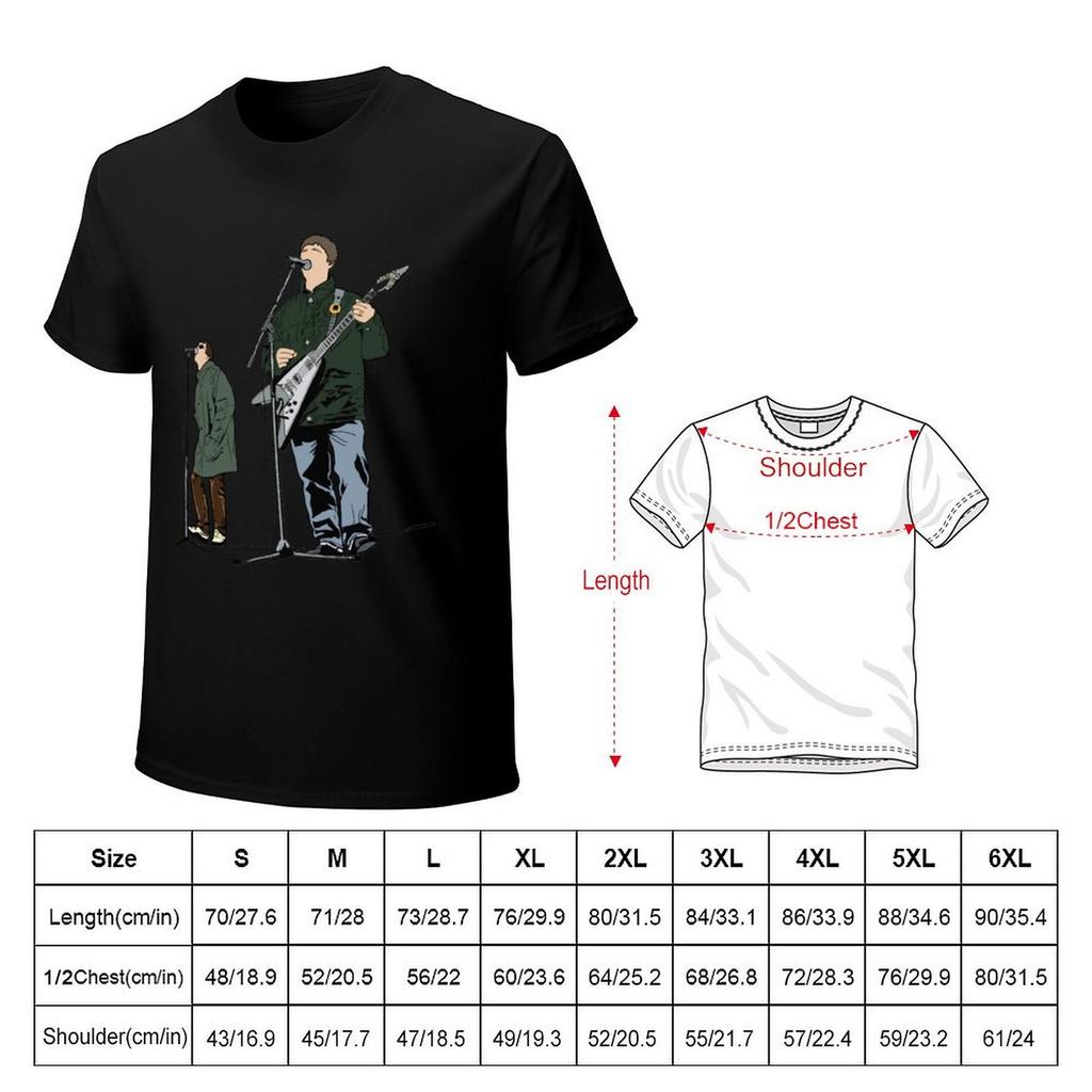 Music Vintage Oasis Faceless Portraits Gift Movie Fans T-Shirt vintage kawaii clothes t shirts for men pack