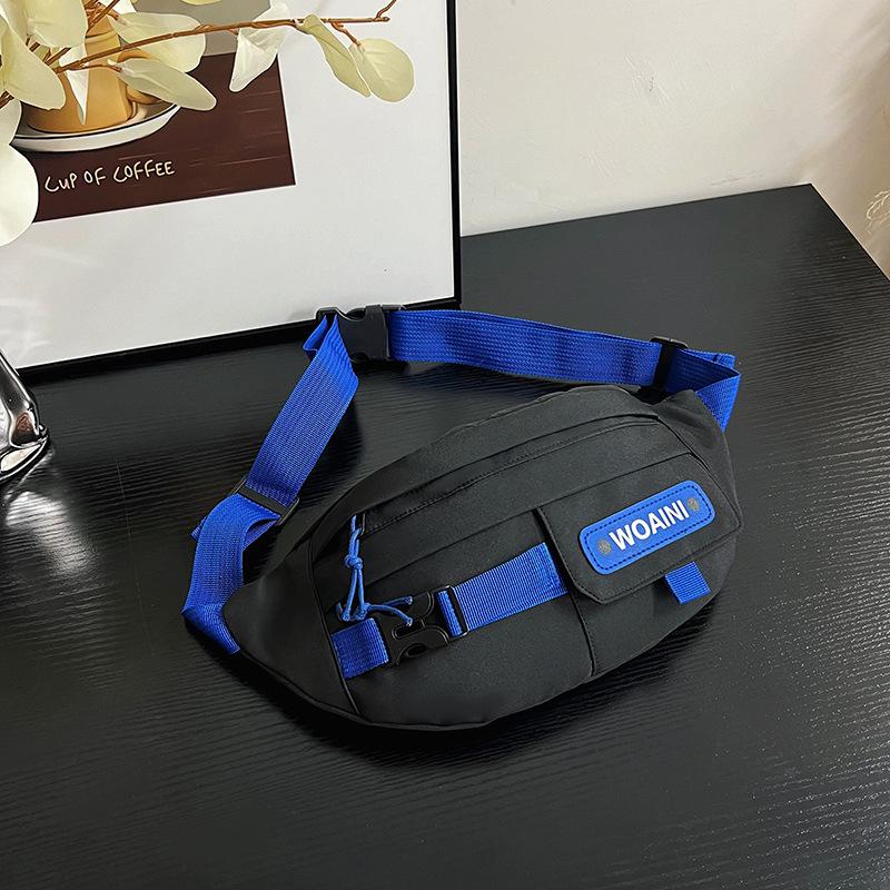 Casual and beautiful breast bag, male retro personality, street trend style, girl messenger bag, sports fanny pack.