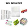 New Silicone Mousse Cake Mold Long Strip Oval Pastry Mold Homemade Multifunctional Baking Mould Kitchen