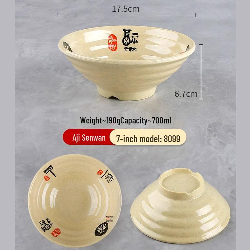Chinese Longevity Phúc Melamine Noodle Bowl Set