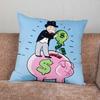 Alec M-Monopoly Draw Pillow Case For Home Bedroom Car Office Decoration Living Room Sofa Cushion Cover Suitable
