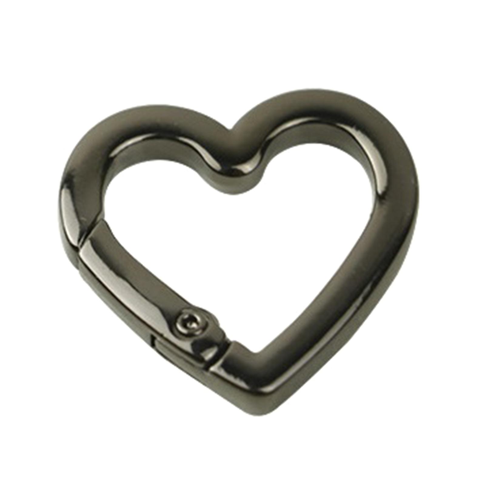 

Пружинное уплотнительное кольцо, круглый карабин, защелкивающийся зажим, триггеры, пружинный брелок, пряжка, уплотнительное кольцо для сумок, кошельков, в форме сердца 19mm