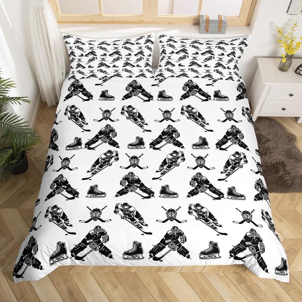 Spider Web Bedding Duvet Cover Set Kids Halloween Theme Spider Print Bedding Set Boys Girls Black White Decor Comforter Cover Microfiber Tri