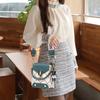 Women's Small Square Bag, Shoulder Bag, Crossbody Bag, Bucket Bag, High-Quality Handbag, Premium Feel
