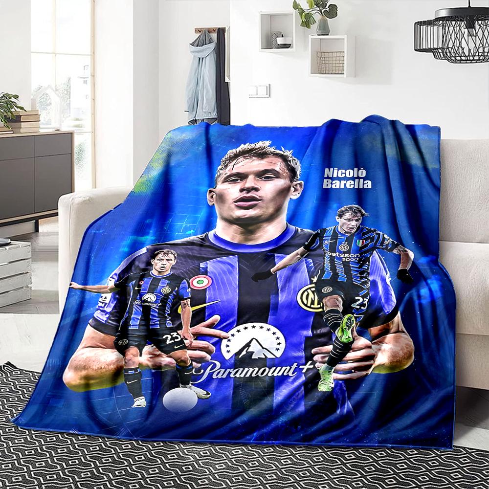 Dynamic Soccer Celebration Blankets Flannel Printed Breathable Warm Throw Blanket for Home Office Bedspreads 0708a47