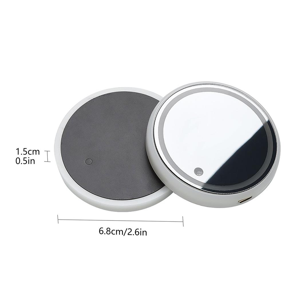 LED Car Cup Holder Atmosphere Light, 7 Color USB Charging WaterproofCoaster