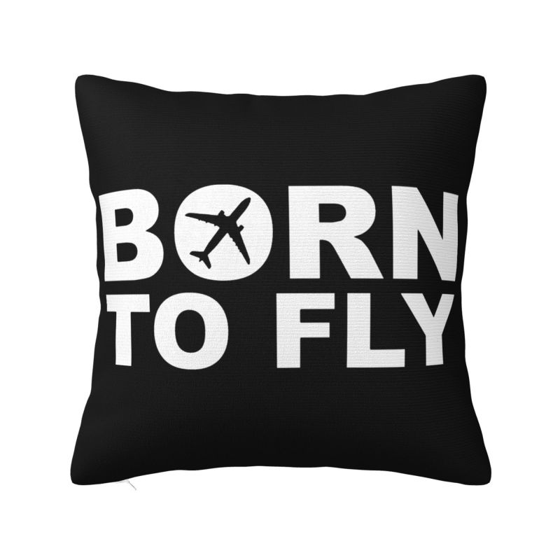 Cockpit Six Dials Flight Simulator Pilot Pillow Covers Home Decor Fashion Aviation Airplane Chair Cushion Square Pillowcase