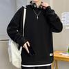 Fake Two-piece Sweater Men's Spring and Autumn Trendy Brand Long-sleeved T-shirt Loose Casual Youth Bottoming Shirt
