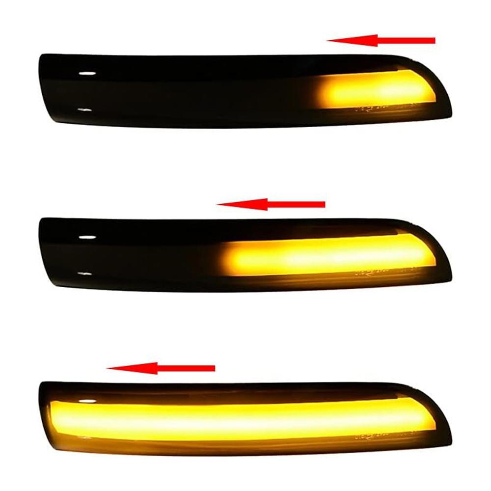 Sequential LED Side Mirror Turn Signal Light For Ford Kuga Escape EcoSport Focus