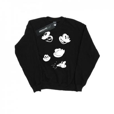 Mens Mickey Mouse Faces Sweatshirt