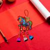 Chinese Year Horse Ornament Animal Cute Spring Festival Feng Shui Decor Hanging Pendant for Home