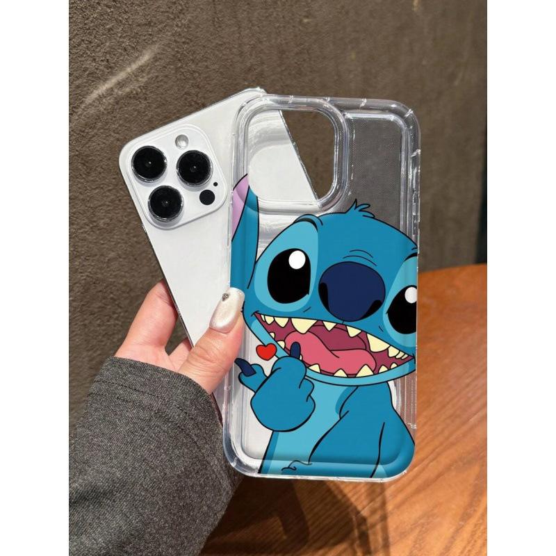 Bixin Stitch is suitable for Apple 16promax mobile phone case 15plus14 airbag 13 transparent 1211 explosion