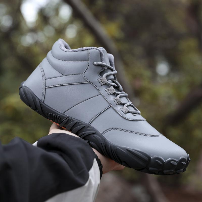 High-top Women's Hiking Shoes Plush Cotton Shoes Men's Winter Warm Snow Boots Trekking Camping Casual Shoes