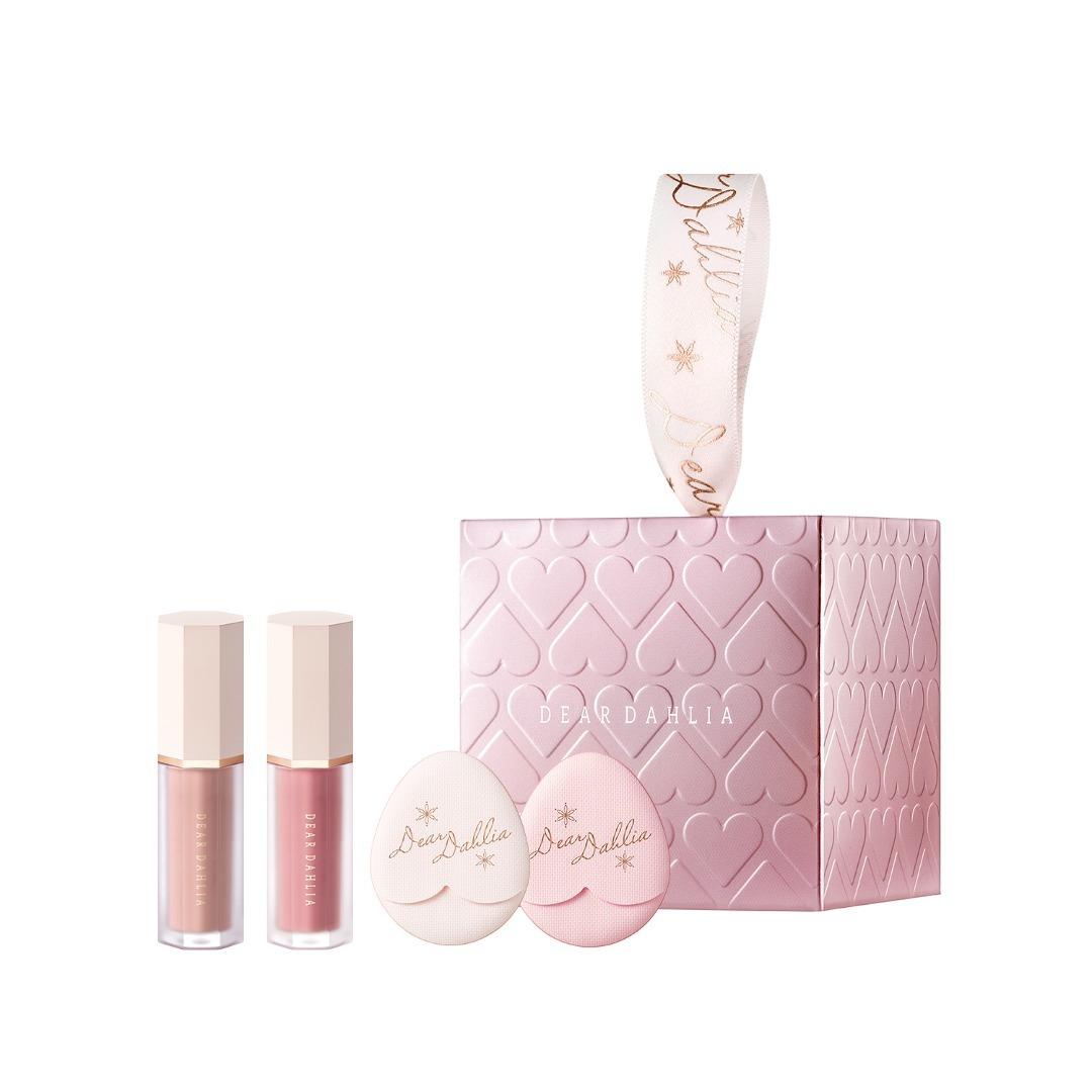 

DEAR DAHLIA [Heart Petal Edition] Mini Petal Drop Liquid Blush Duo