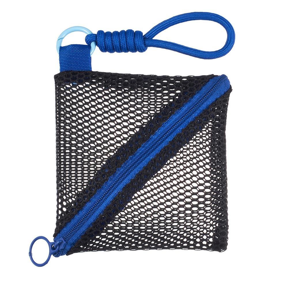 

Multifunctional Mesh Cosmetic Bag Dopamine Color Makeup Case Portable Toiletry Storage Bag серый