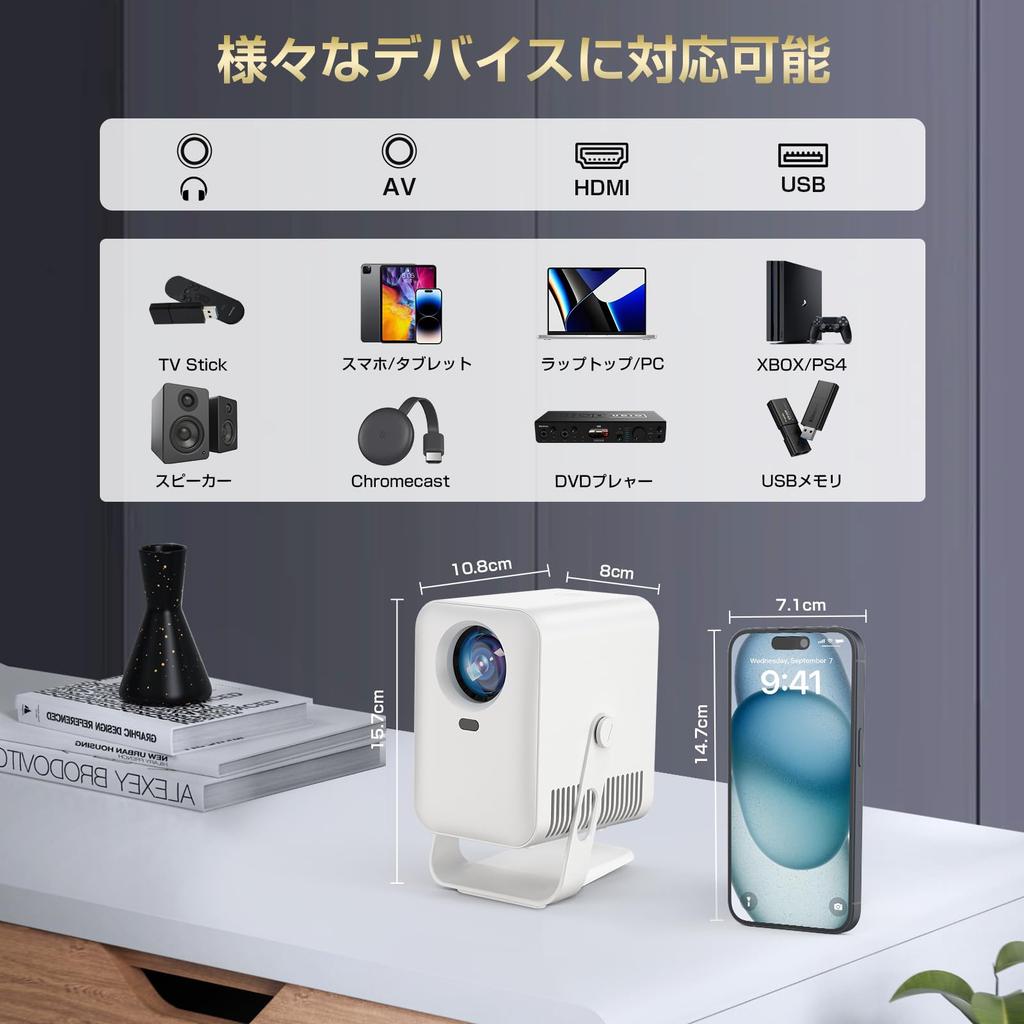 Boleve Nejnovější Plně Uzavřená Domácí Vysoká 4K Ultra HD Projekce s 10W HiFi Stropním 6 Okamžitým Bluetooth HiFi Plně Automatická Korekce Lichoběžníkového Zkreslení Velká Obrazovka