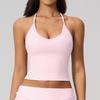 Introducing the Stylish Women's Quick-Dry Yoga Tank Top: Beautiful Design, Perfect for Fitness & Sports.